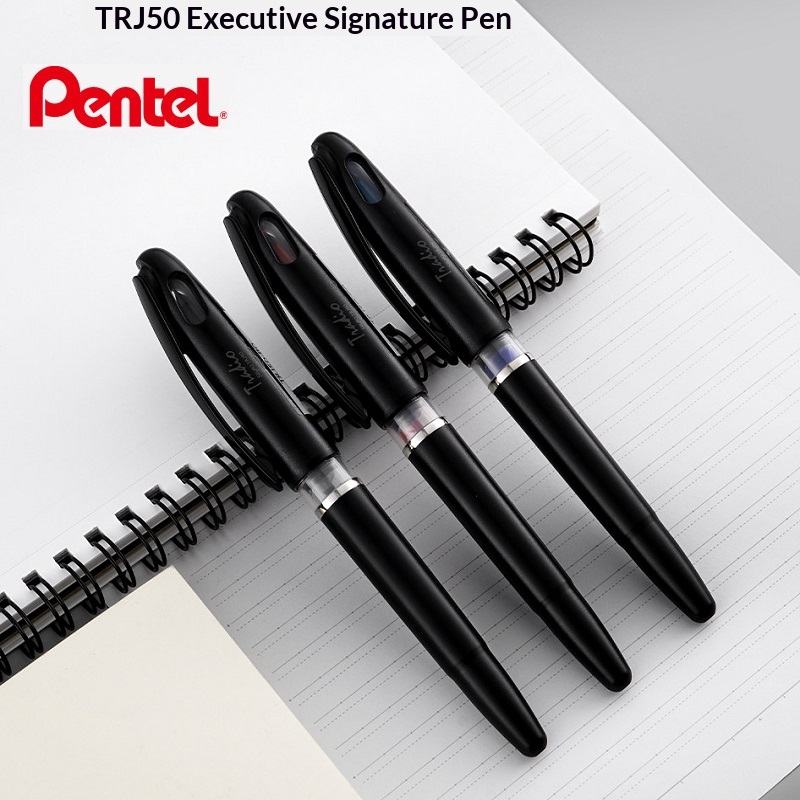 Pentel Pen Sign Pen - Pulpen Tinta Lembut Isi Ulang TRJ50