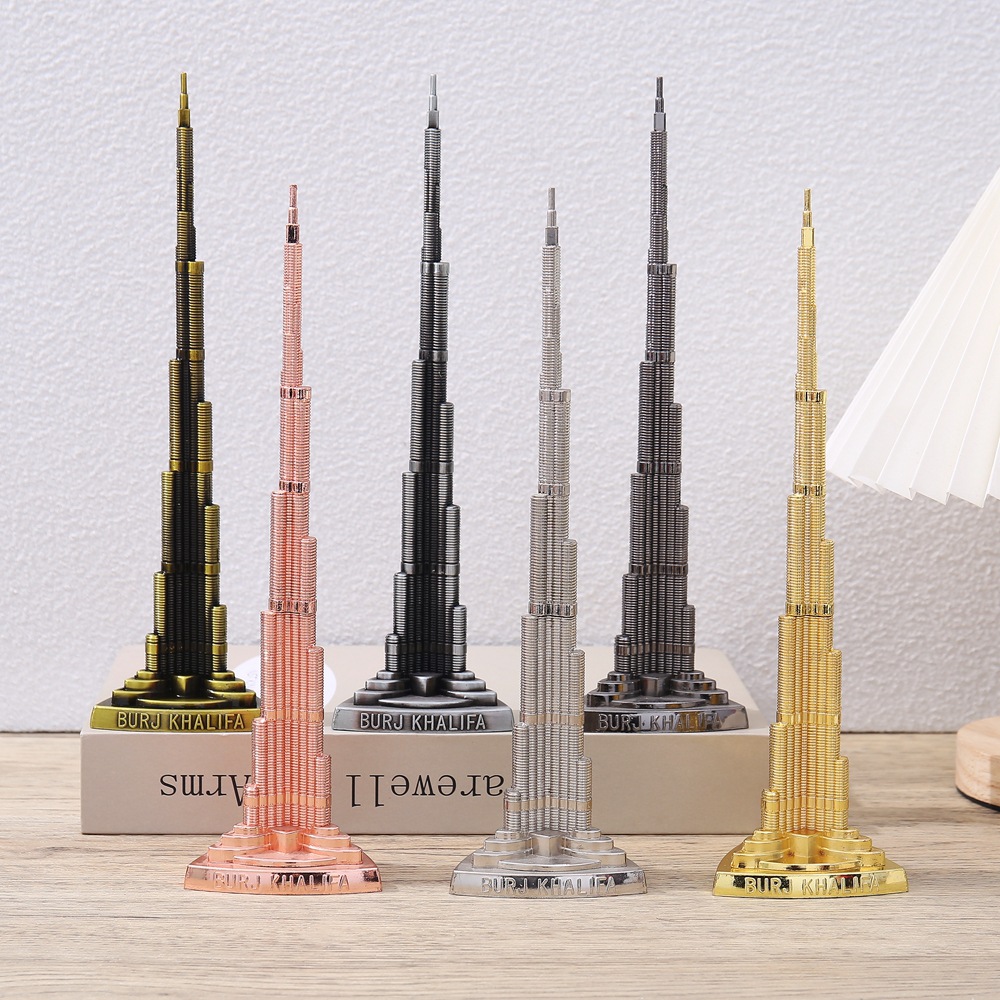 Home Office Dubai - Model Bangunan Landmark Dunia, Ornamen Burj