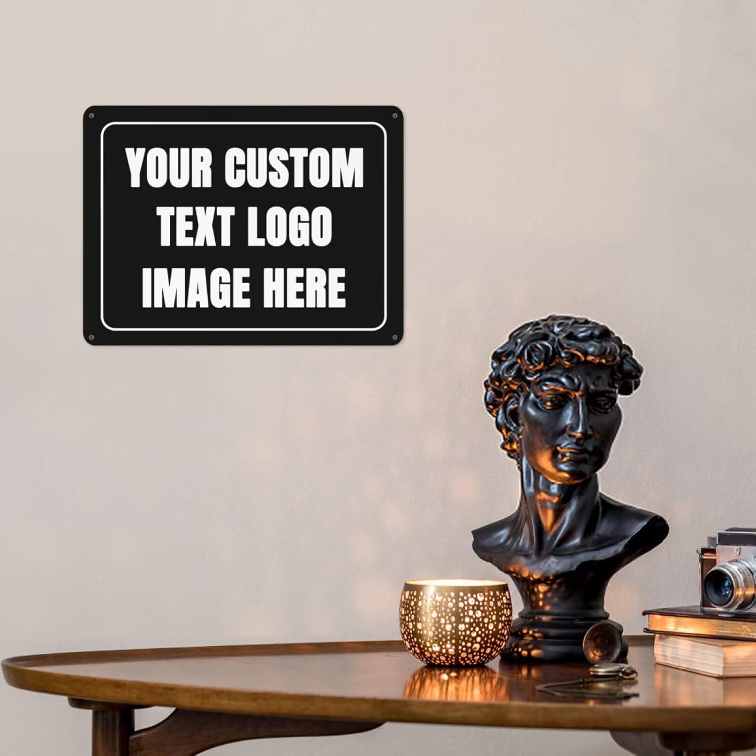 Home Office Logo - Papan Tanda Logam Kustom, Papan Tanda