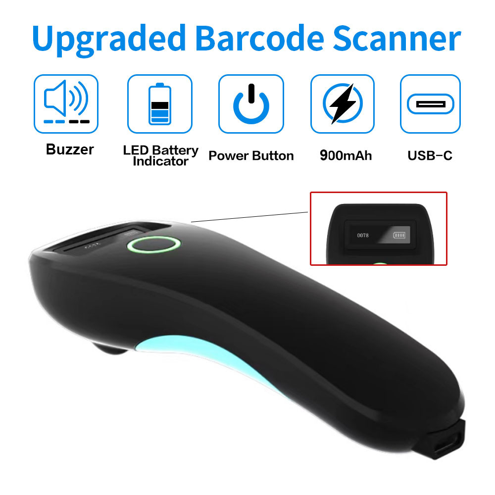 Pemindai Kode Batang 2D Blueto - Document Scanner Portable ulasan dan harga