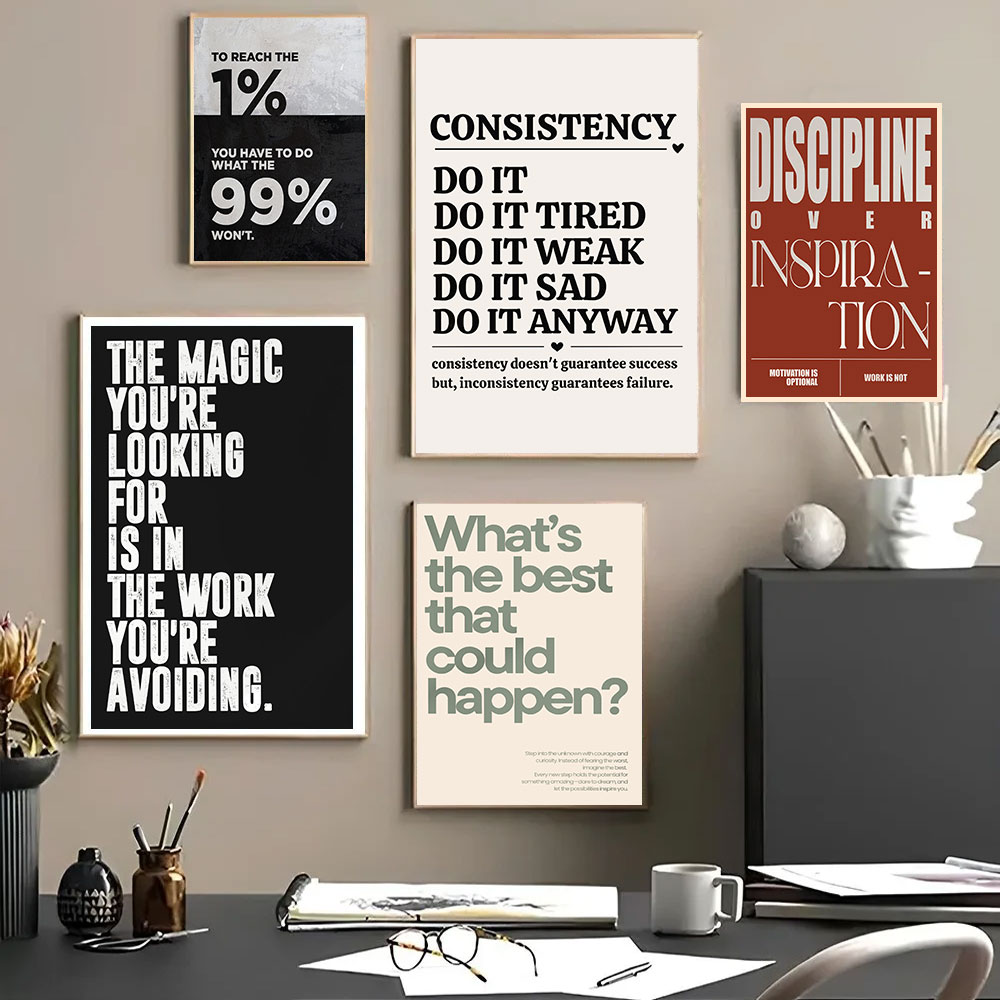 Kutipan Motivasi Minimalis, Po - Home Office Room Inspiration ulasan dan harga