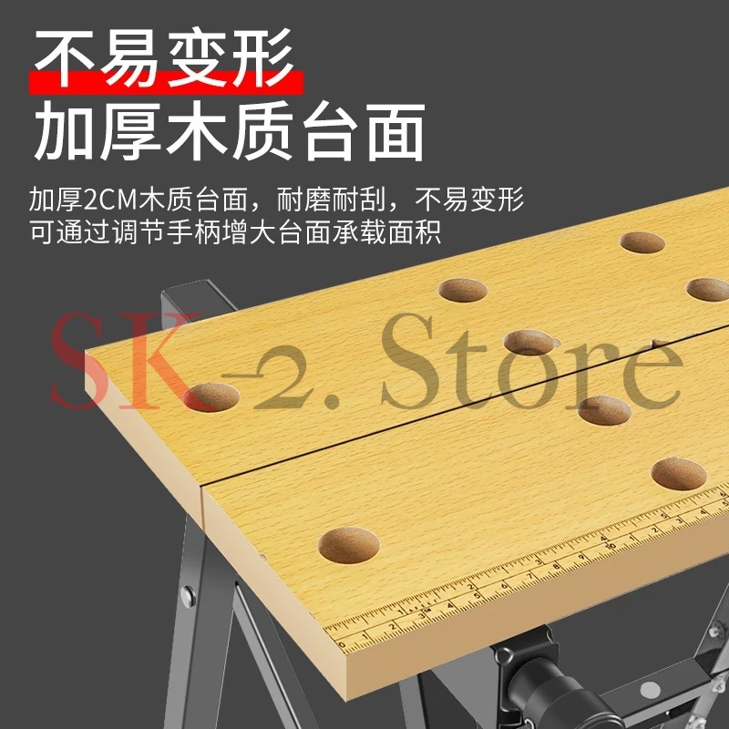 Meja Kerja Kayu yang Dapat Dis - Home Office Work Table ulasan dan harga
