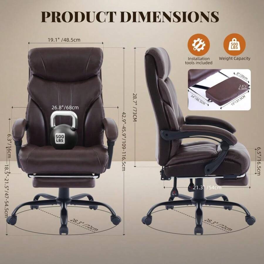 Kursi Kantor, Kursi Komputer d - Ergonomic Office Chair ulasan dan harga