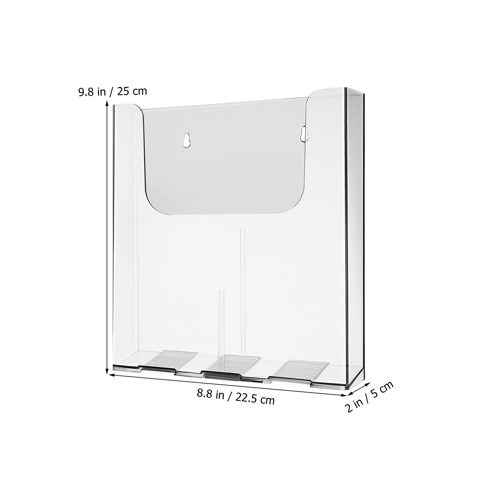 4 Buah Rak Majalah Akrilik unt - Document Holder Stand ulasan dan harga