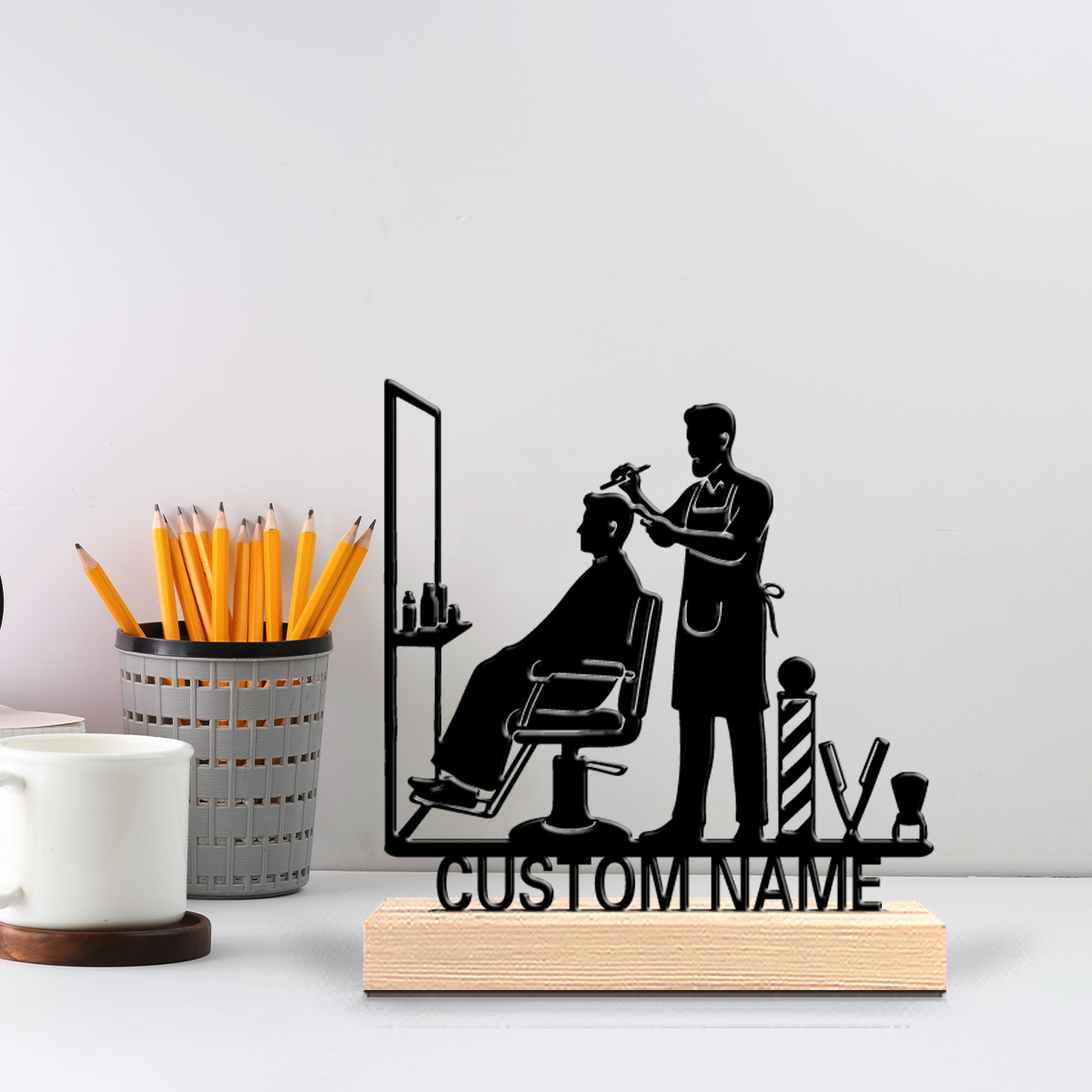 1 buah Dekorasi Meja Simbol Po - Home Office Logo ulasan dan harga