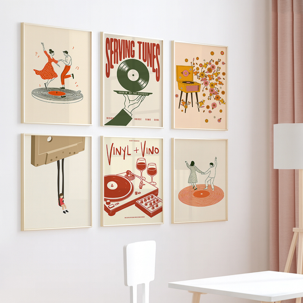 1 Buah Poster Kanvas Musik Ant - Home Office Or ulasan dan harga
