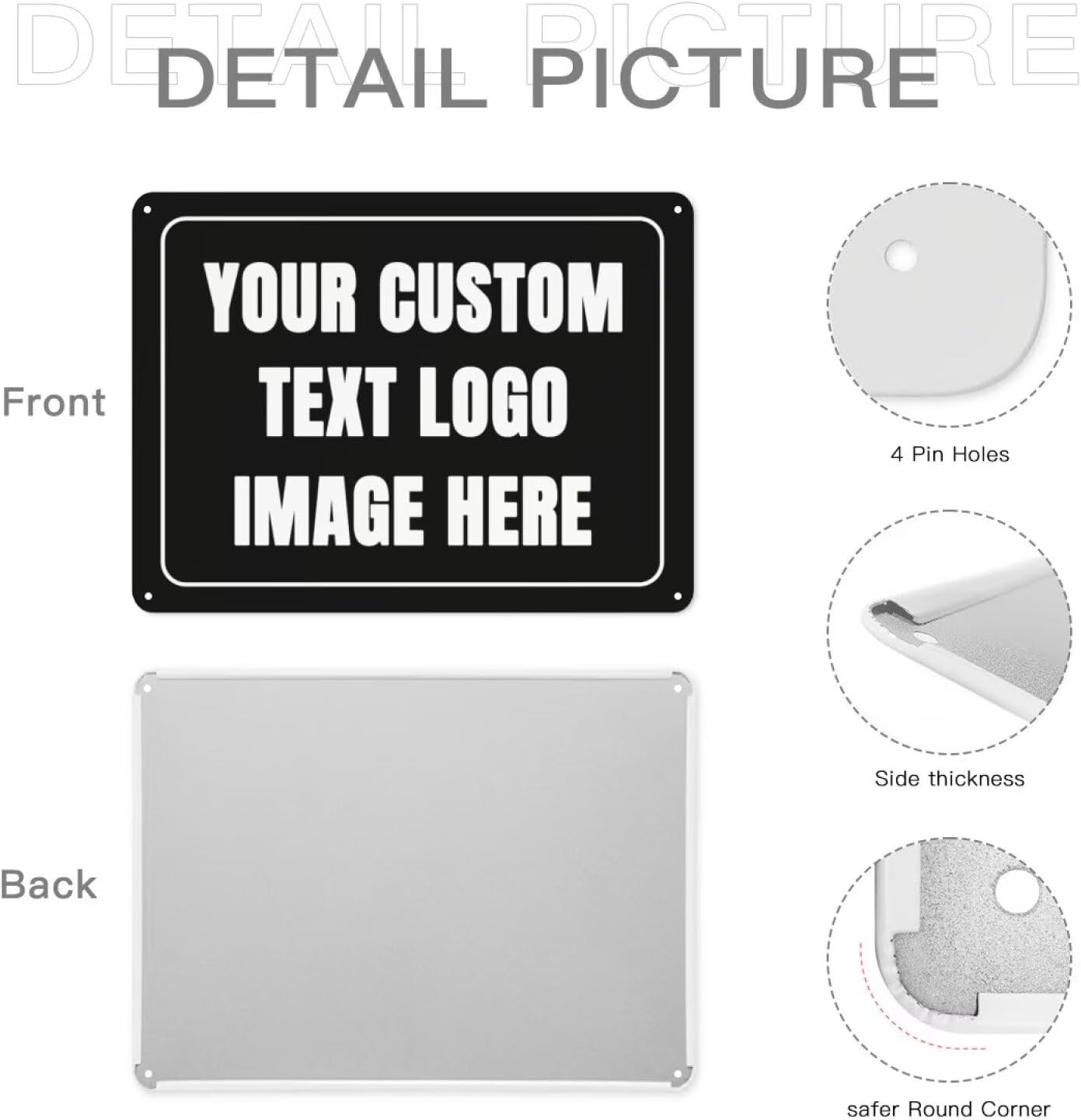 Papan Tanda Logam Kustom, Papa - Home Office Logo ulasan dan harga