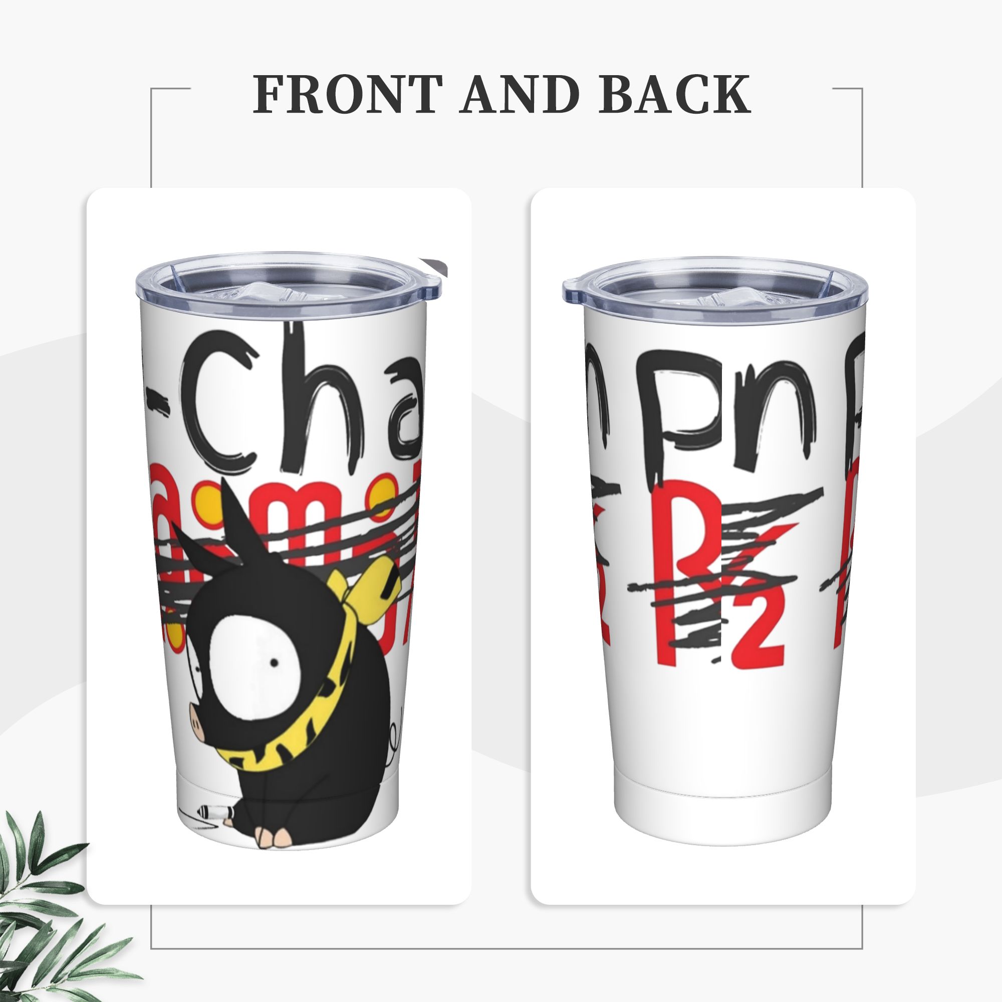 P-Chan Ranma Logo Tumbler Teri - Home Office Logo ulasan dan harga