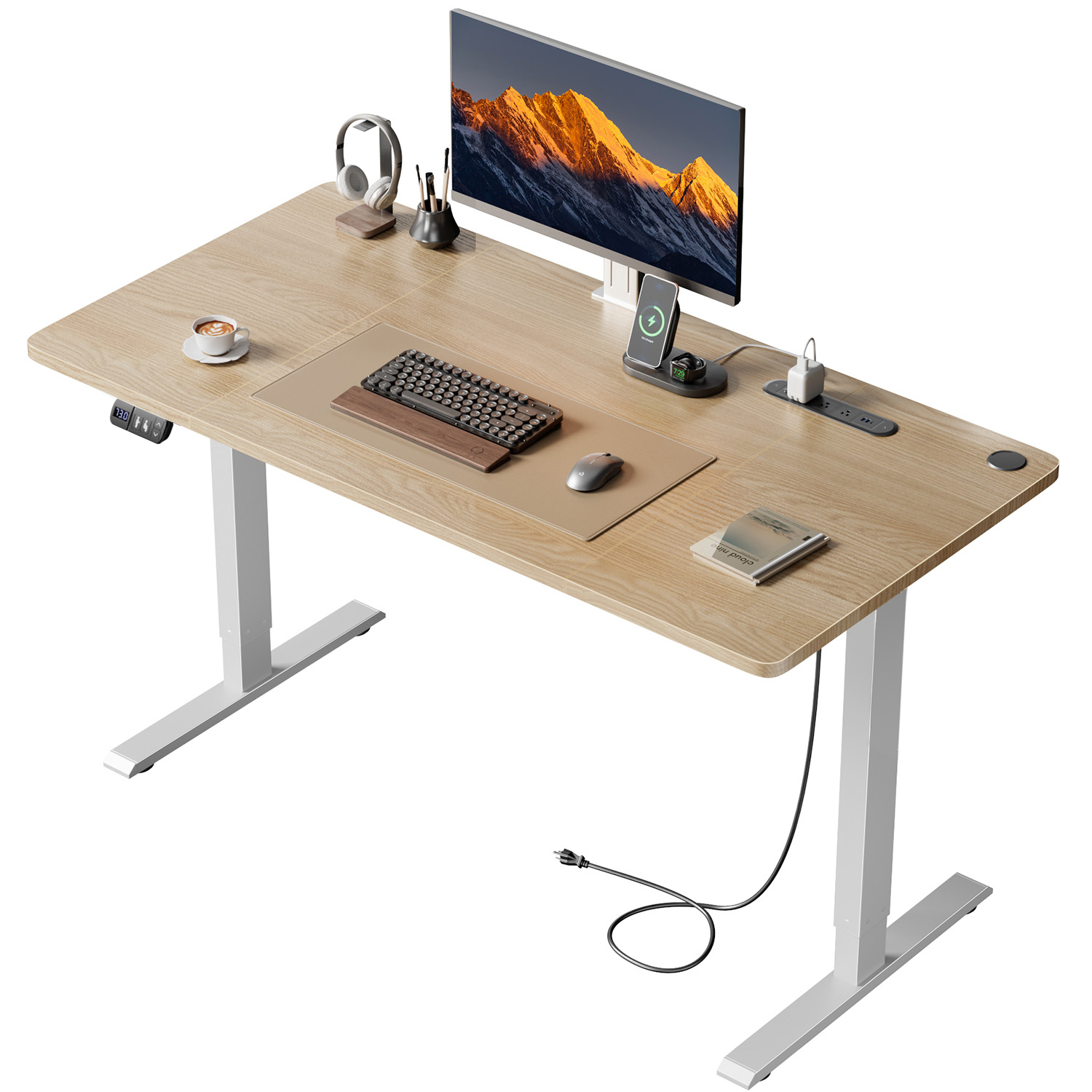 NEBMAAX Meja Kerja Elektrik ya - Home Office Work Table ulasan dan harga
